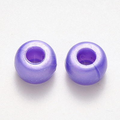 Plastic Pearlized Beads KY-R019-01-1