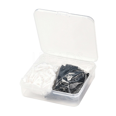 300Pcs 2 Colors Plastic Stopper TOOL-OC0001-36-1