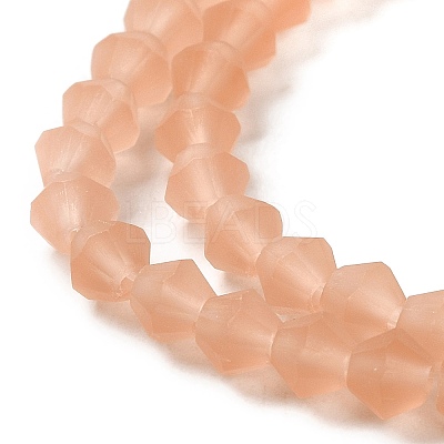 Imitate Austrian Crystal Frosted Glass Beads Strands EGLA-A039-T2mm-MD15-1