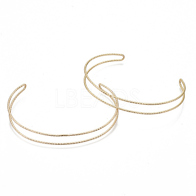 Brass Cuff Bangles Making KK-S354-279-NF-1