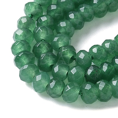 Dyed Natural Malaysia Jade Rondelle Beads Strands G-E316-2x4mm-59-1
