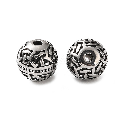 304 Stainless Steel Beads SA-CBA043D-01A-AS-1