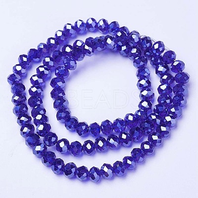 Electroplate Glass Beads Strands LS-EGLA-A034-T1mm-A11-1