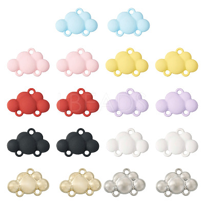 18Pcs 9 Colors Zinc Alloy Chandelier Component Links FIND-TA0002-54-1