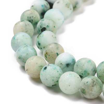 Natural Chrysocolla Beads Strands G-F612-04-8mm-1