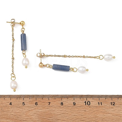 304 Stainless Steel Stud Earrings EJEW-JE07386-03-1