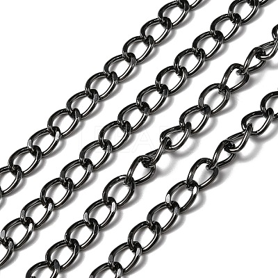 Aluminium Twisted Curb Chains CHA-YW0001-07B-1