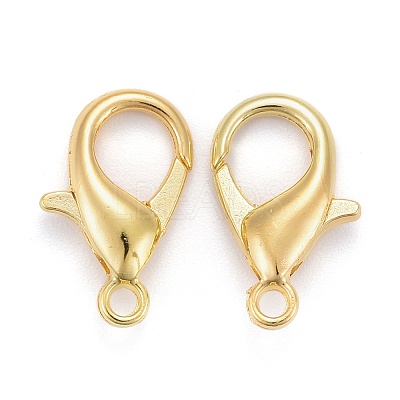Zinc Alloy Lobster Claw Clasps E106-G-1