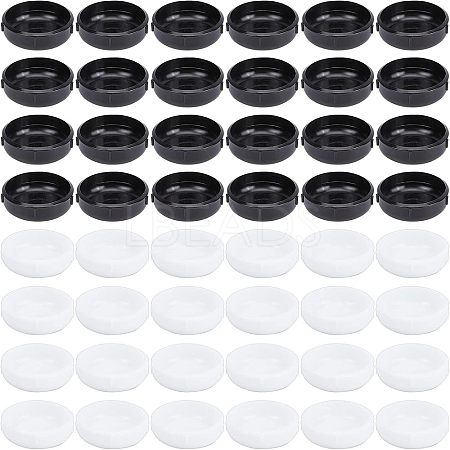 48Pcs 2 Colors PVC Furniture Sliders FIND-CA0002-32-1