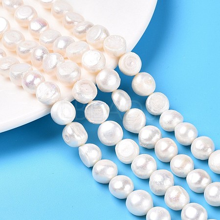 Natural Cultured Freshwater Pearl Beads Strands PEAR-N014-10D-1
