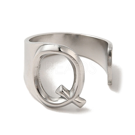 Non-Tarnish 201 Stainless Steel Finger Rings RJEW-H223-04P-Q-1