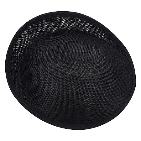 Linen Cloth Mini Hat Fascinator Base AJEW-WH0472-53B-1