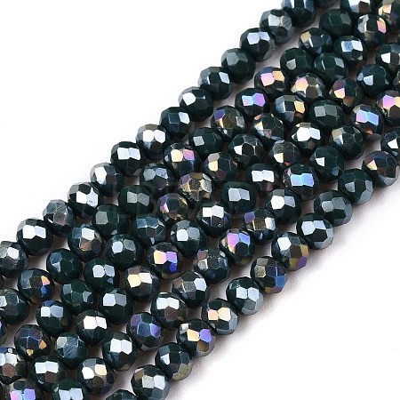 Electroplate Glass Beads Strands LS-EGLA-A044-P3mm-B12-1