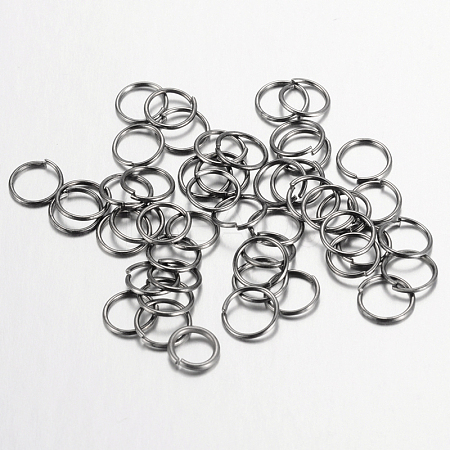 Iron Open Jump Rings IFIN-A018-4mm-B-1
