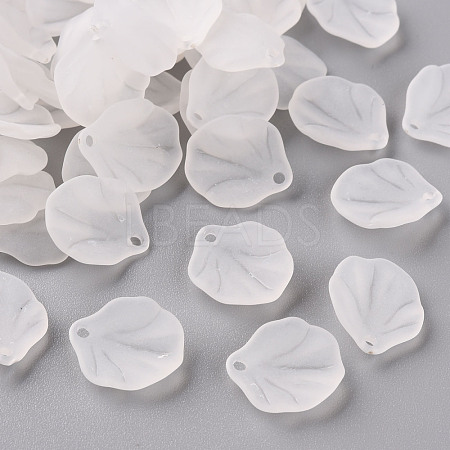 Transparent Frosted Acrylic Pendants MACR-S371-02A-701-1