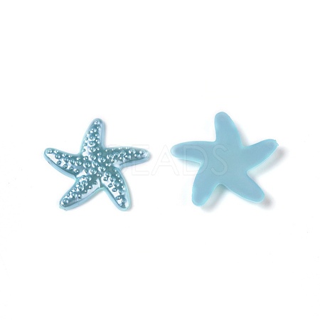 Resin Imitation Pearl Cabochons RESI-WH0008-16G-1