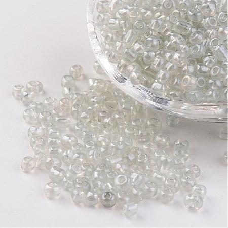 Round Glass Seed Beads X-SEED-A006-4mm-101-1