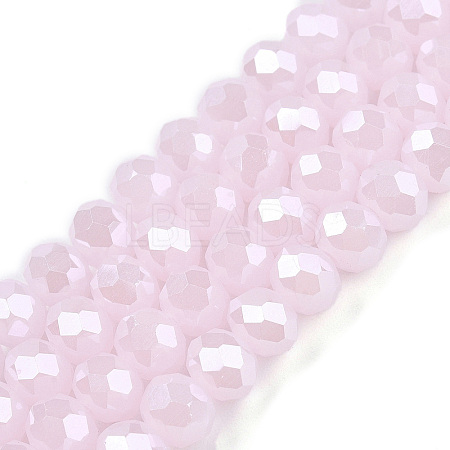 Electroplate Glass Beads Strands LS-EGLA-A044-J6mm-A02-1