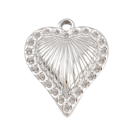 304 Stainless Steel Pendant Rhinestone Settings STAS-K322-06P-1