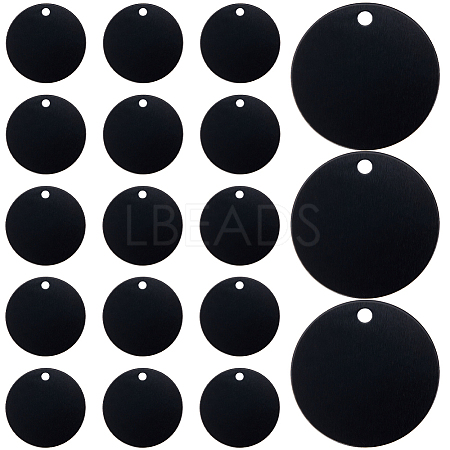 25Pcs Aluminum Pendants FIND-SP0002-55B-B-1