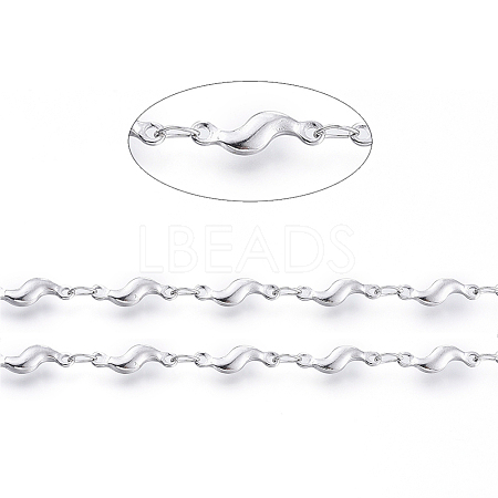 304 Stainless Steel Link Chains CHS-G014-14P-1