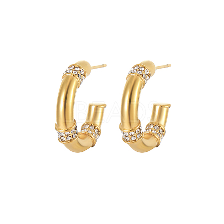 Elegant Fashion Hollow Out Round Zircon Stud Earrings for Women XR2285-3-1