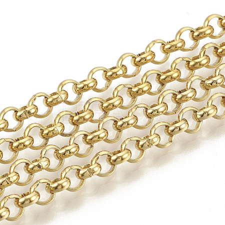 3.28 Feet 304 Stainless Steel Rolo Chains X-CHS-S001-02C-1