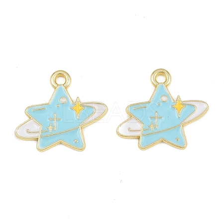 Alloy Enamel Pendants AL-CBA0485-02B-G02-1