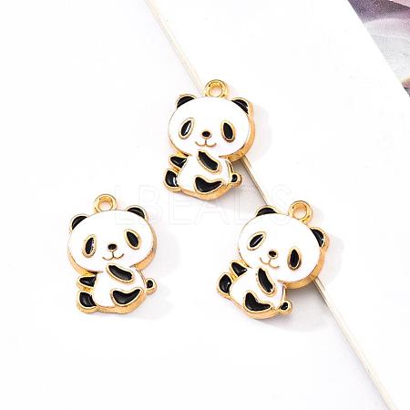 Eco-Friendly Alloy Enamel Pendants X-ENAM-Q437-011-NR-1