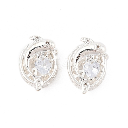 Rack Plating Brass Micro Pave Cubic Zirconia Beads KK-F879-01S-02-1