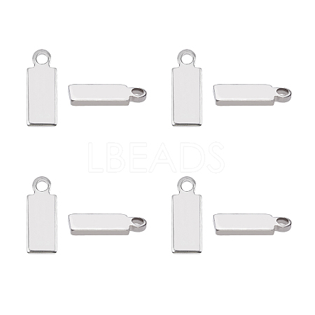 304 Stainless Steel Stamping Blank Tag Charms STAS-UN0006-69P-1