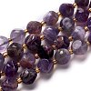 Natural Amethyst Beads Strand G-M367-29A-1