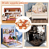 48Pcs Mini Wood Floor FIND-WH0420-154-6