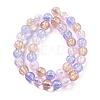 Handmade Foil Lampwork Beads Strands FOIL-K003-06B-15-2
