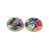 2-Hole Freshwater Shell Buttons SHEL-A004-01G-2
