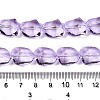 Electroplate Glass Beads Strands EGLA-N012-05B-4