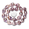 Natural Baroque Pearl Keshi Pearl Beads Strands PEAR-S019-02D-6