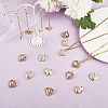 10Pcs Brass Micro Pave Cubic Zirconia Pendants KK-SZ0005-85-5