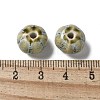 Vintage Porcelain Pumpkin Beads PORC-L080-H17-3