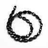 Natural Twist Obsidian Beads Strands G-L244-03-2