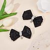 2Pcs Detachable Polyester Bowknot Shoe Decoration AJEW-FG0002-01B-5