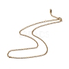 Ion Plating(IP) 304 Stainless Steel Rolo Chain Necklace for Men Women NJEW-K245-022B-1