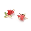 Alloy Enamel Pendants AL-CBA1C50-03G-01-2