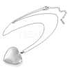 201 Stainless Steel Cable Chain Necklaces NJEW-M050-04E-P-1-4