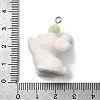 Easter Opaque Resin Pendants RESI-F062-03B-3