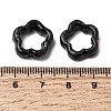 Flower Hollow Glazed Porcelain Bead Frame PORC-A034-09F-3