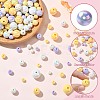 250G UV Plating Rainbow Iridescent Opaque Acrylic Beads PACR-CJ0001-39-3
