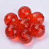 Transparent Acrylic Beads X-TACR-Q254-8mm-V12-1