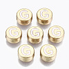 Alloy Enamel Beads X-ENAM-S122-029G-RS-1