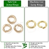 925 Sterling Silver Saw Cut Open Jump Rings STER-F036-02G-0.6x6mm-2